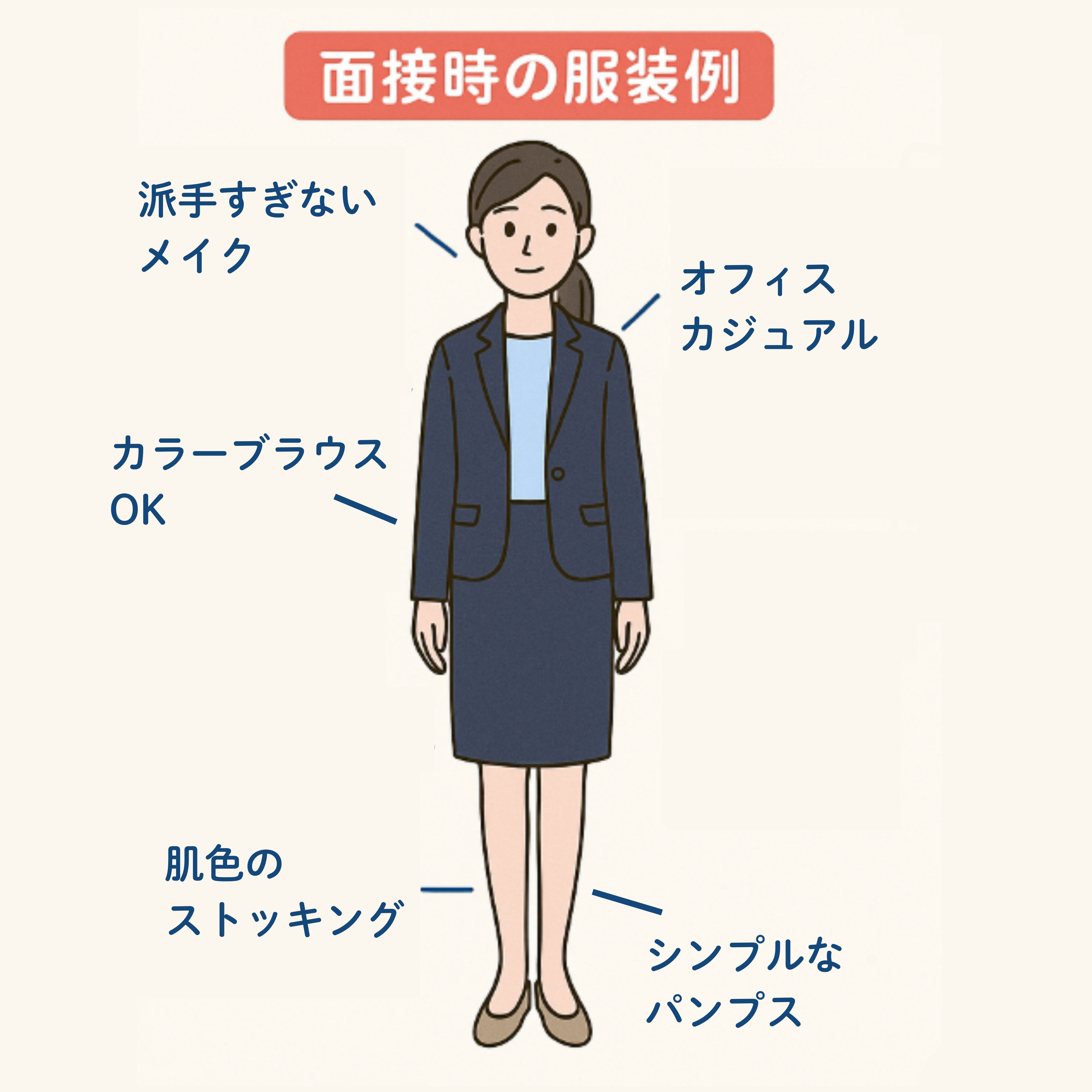 看護師の面接時の服装例